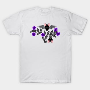 Bats and flowers T-Shirt
